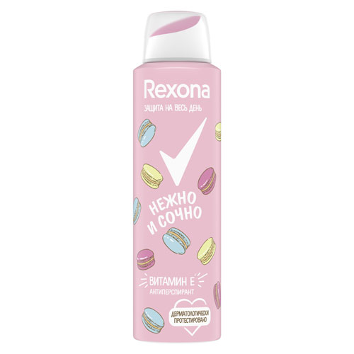 Дез. спрей Rexona 150мл. жен. Нежно и сочно (6)